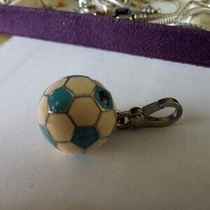 Juicy Couture Blue Soccer Ball Football Charm